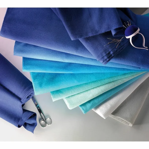 Stoffe^DecoWoerner Molton, 130 Cm Breit, Königs blau