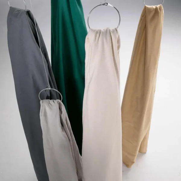 Stoffe^DecoWoerner Molton-Stoff, 130 Cm Breit, Grau