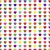 Geschenkpapier | Go Green - Nachhaltige Geschenkverpackung^DecoWoerner Nachhaltiges, Weißes Geschenkpapier Mit Bunten Herzchen – 50 M Geschenkpapier-Rolle mehrfarbig