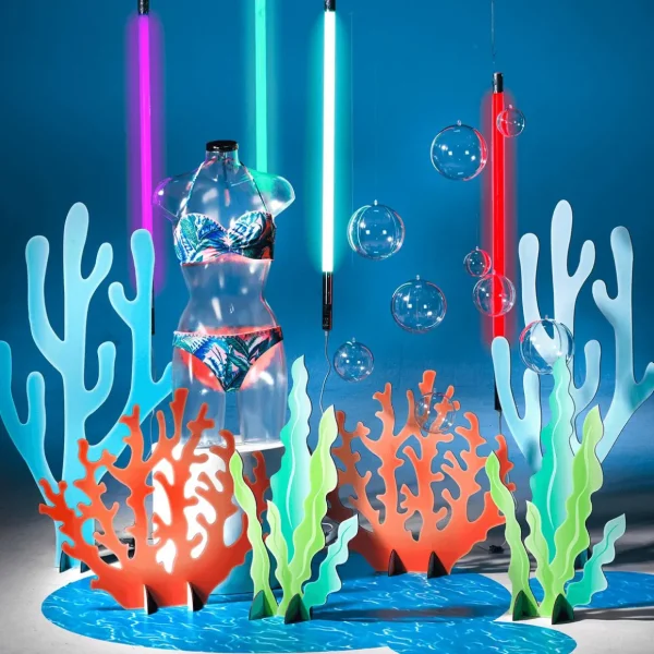 Deko-Licht^DecoWoerner Neonröhre 105 Cm, grün