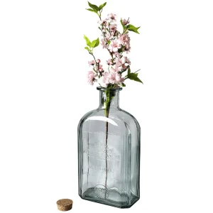Themen-Deko | Herbstdeko^DecoWoerner Nostalgische XXL Deko-Glasflasche 4,6 L, 39 Cm blau