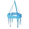 Themen-Deko^DecoWoerner Oktoberfest Deko-Kranz Mit 6 Bändern Weiß 75 Cm Ø X 120 Cm Hoch blau
