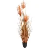 Herbstdeko | Dekogras^DecoWoerner Gefärbtes Deko-Pampasgras Im Schwarzen Topf 117 Cm orange
