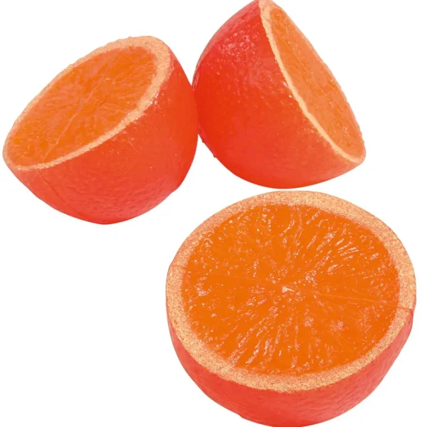 Obst & Früchte^DecoWoerner nhälften Lebensmittel-Attrappe orange