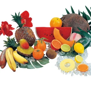Obst & Früchte^DecoWoerner nhälften Lebensmittel-Attrappe orange