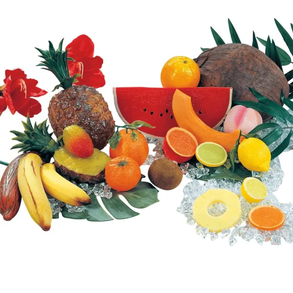 Obst & Früchte^DecoWoerner nhälften Lebensmittel-Attrappe orange