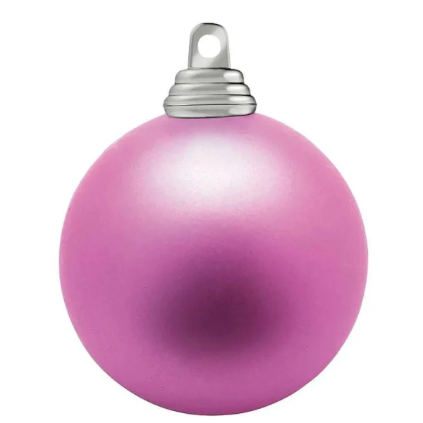 Weihnachtskugeln^DecoWoerner Orchidee, Matte Weihnachtskugeln Aus Schwer Entflammbarem Kunststoff, 6 Cm Ø – 24 Stück rosa