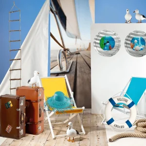 Warenpräsentation^DecoWoerner Original Nostalgie Koffer braun