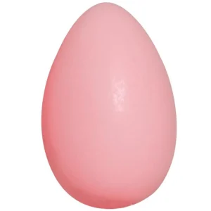 Osterdeko^DecoWoerner Ostereier Aus Kunststoff 17 Cm, Pack à 12 Stück rosa