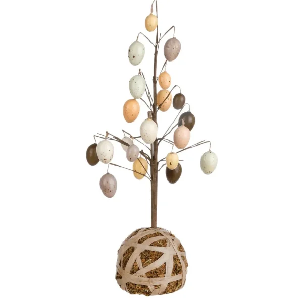 Osterdeko^DecoWoerner Ostereier-Dekobaum , 13 X 40 Cm Hoch braun