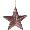Weihnachtssterne^DecoWoerner Pailletten-Stern 33 Cm Ø, Nougat braun