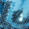Stoffe^DecoWoerner Paillettenstoff , 145 Cm Breit blau