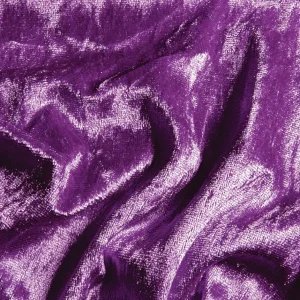 Stoffe^DecoWoerner Pannesamt 150 Cm Breit, Lila violett