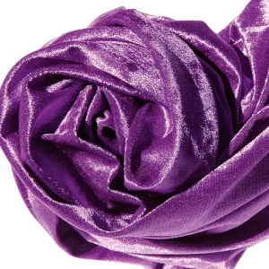 Stoffe^DecoWoerner Pannesamt 150 Cm Breit, Lila violett