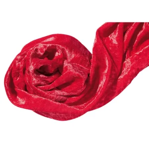 Stoffe^DecoWoerner Pannesamt 150 Cm Breit, rot