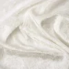 Stoffe^DecoWoerner Pannesamt 150 Cm Breit, weiß