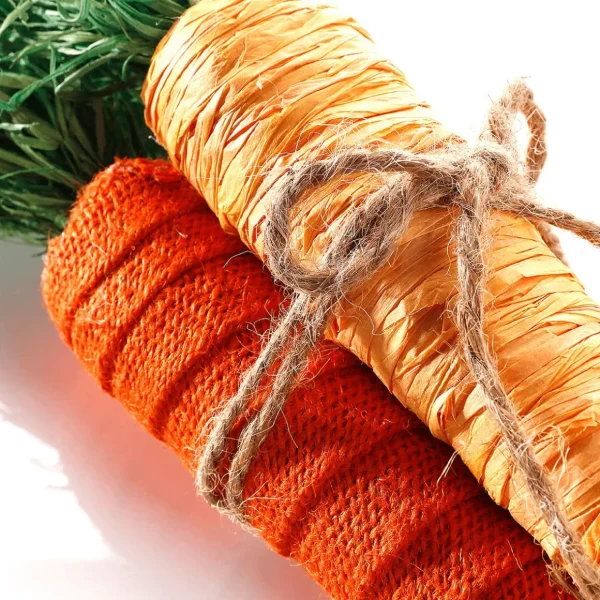 Osterdeko^DecoWoerner Papier Karottenbund 3 Stück 29 Cm Hoch orange