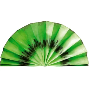 Sommerdeko^DecoWoerner Papierfächer Fruchtmotiv Kiwi, 80 Cm Breit grün