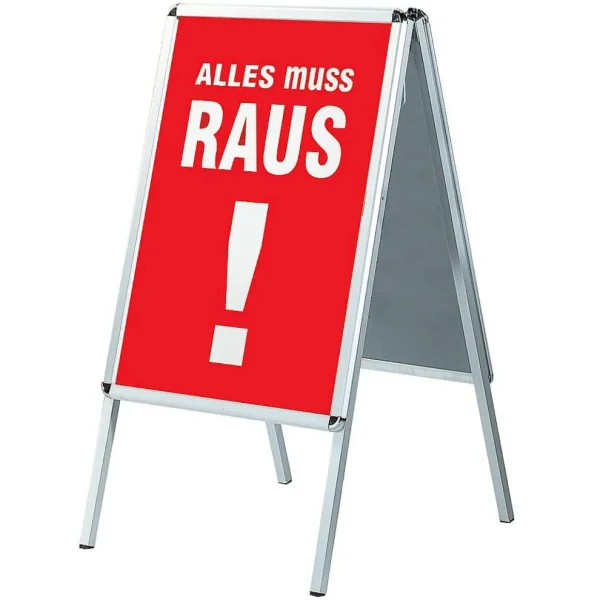 Verkaufsaktionen Bewerben^DecoWoerner Papierposter "Alles Muss Raus" A1 mehrfarbig