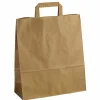 Geschenk- & Tragetaschen^DecoWoerner Papiertragetasche, , 32 X 44 + 17 Cm 250 Stück braun