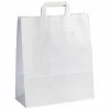 Geschenk- & Tragetaschen^DecoWoerner Papiertragetasche, , 32 X 44 + 17 Cm 250 Stück weiß