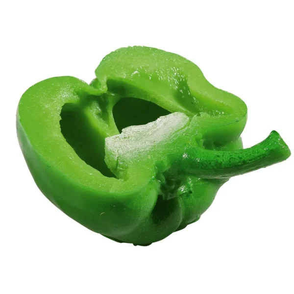 Gemüse & Kräuter^DecoWoerner Paprika Hälfte Lebensmittel-Attrappe, 6,5 Cm grün