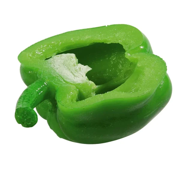 Gemüse & Kräuter^DecoWoerner Paprika Hälfte Lebensmittel-Attrappe, 6,5 Cm grün