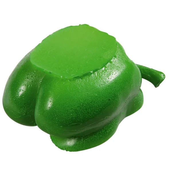 Gemüse & Kräuter^DecoWoerner Paprika Hälfte Lebensmittel-Attrappe, 6,5 Cm grün