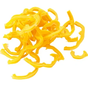 Gemüse & Kräuter^DecoWoerner Paprika-Streifen Lebensmittel-Attrappe, 100 G gelb