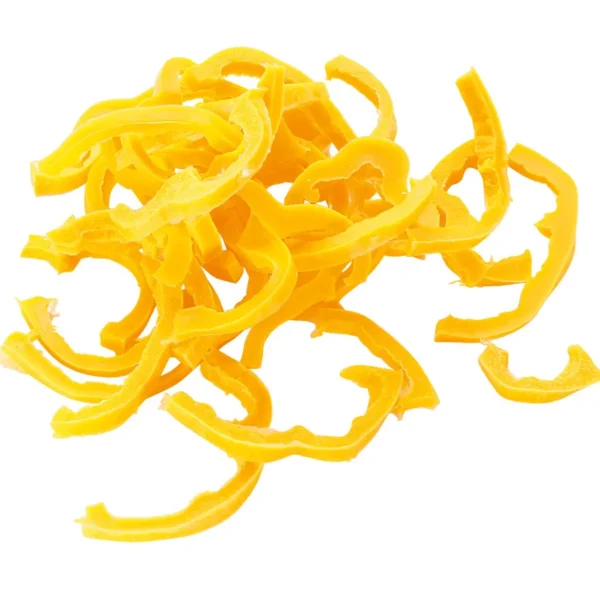 Gemüse & Kräuter^DecoWoerner Paprika-Streifen Lebensmittel-Attrappe, 100 G gelb