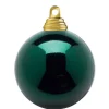Weihnachtskugeln^DecoWoerner Petrol, Glänzende Weihnachtskugeln Aus Schwer Entflammbarem Kunststoff, 6 Cm Ø – 24 Stück grün