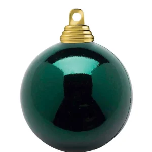 Weihnachtskugeln^DecoWoerner Petrol, Glänzende Weihnachtskugeln Aus Schwer Entflammbarem Kunststoff, 6 Cm Ø – 24 Stück grün