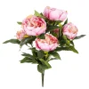 Blumensträuße & Blumenkränze^DecoWoerner Pfingstrosen-Kunstblumen-Strauß , 46 Cm rosa