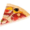 Gerichte & Fast-Food^DecoWoerner Pizza Ecke "Salami" Lebensmittel-Attrappe mehrfarbig