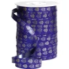 Geschenkband^DecoWoerner Polyband "Blattornament", 10 Mm, blau