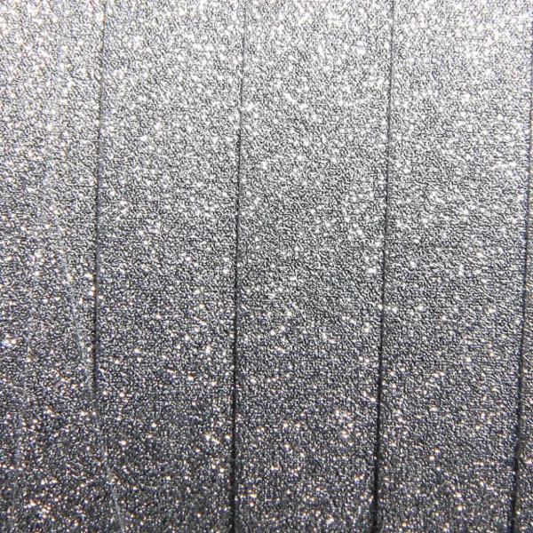 Geschenkband^DecoWoerner Poly-Geschenkband "Glimmer", , 10 Mm, 100 M silber