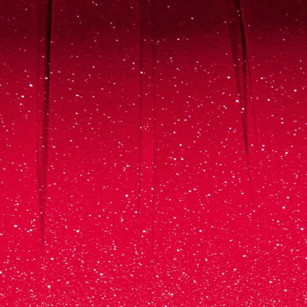 Geschenkband^DecoWoerner Poly-Geschenkband "Glimmer", , 10 Mm, 100 M rot