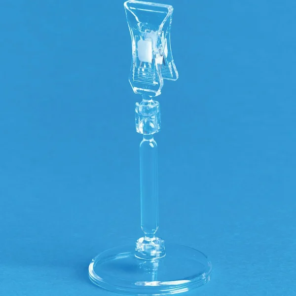 Preisauszeichnung^DecoWoerner Preisschildhalter Mit Clip, 11 Cm Hoch, 10 Stück transparent