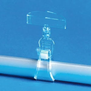 Preisauszeichnung^DecoWoerner Preisschild-Klemme Mit Einschub, 10 Cm Hoch, 10 Teiliges Set transparent