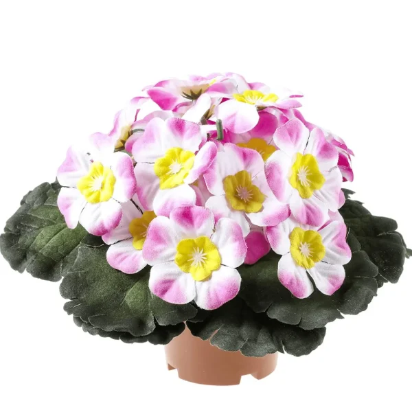 Frühlingsdeko | Kunstblumen^DecoWoerner Primel Im Topf 19 Cm Ø rosa