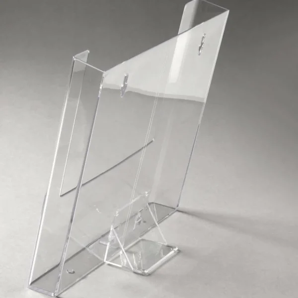 Warenpräsentation^DecoWoerner Prospekthalter Flexi DIN A4 transparent
