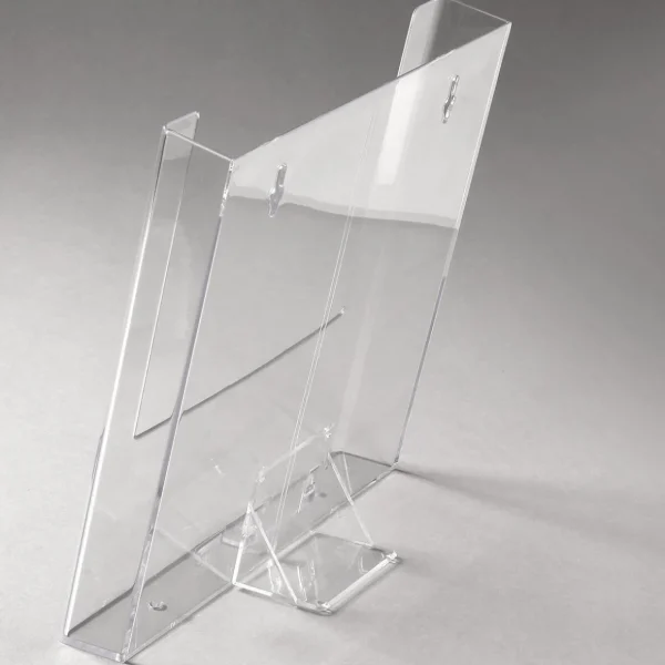 Warenpräsentation^DecoWoerner Prospekthalter Flexi DIN A6 transparent