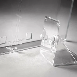 Warenpräsentation^DecoWoerner Prospekthalter Flexi DIN A4 transparent