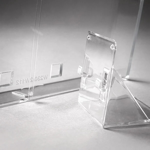 Warenpräsentation^DecoWoerner Prospekthalter Flexi DIN A6 transparent