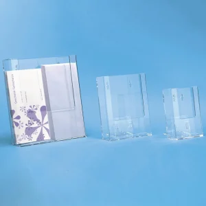 Warenpräsentation^DecoWoerner Prospekthalter Flexi DIN A4 transparent