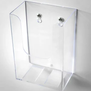 Warenpräsentation^DecoWoerner Prospekthalter Maxi DIN Lang transparent