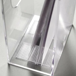 Warenpräsentation^DecoWoerner Prospekthalter Maxi DIN Lang transparent
