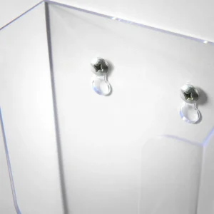 Warenpräsentation^DecoWoerner Prospekthalter Maxi DIN Lang transparent