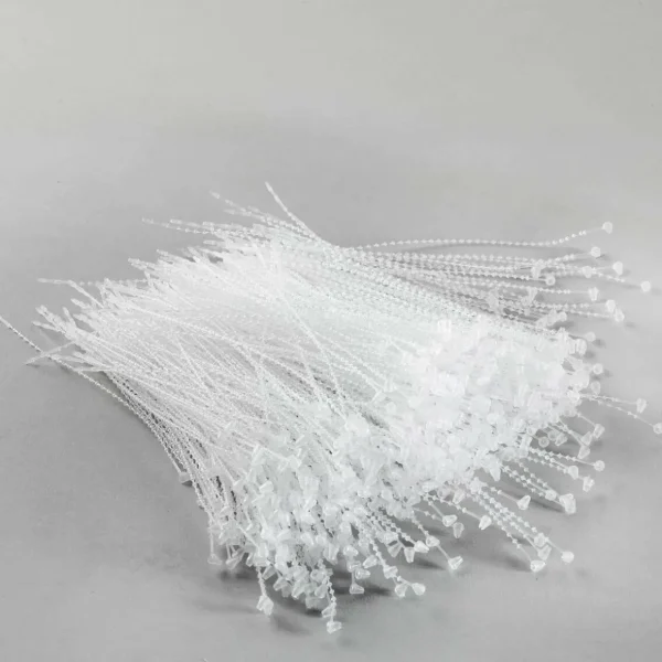 Preisauszeichnung^DecoWoerner Rasterschlaufen 12,5 Cm Lang, 5000 Stück weiß