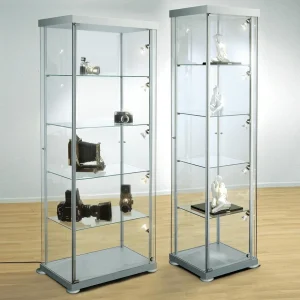 Warenpräsentation^DecoWoerner Rechteck-Vitrine, 85 Cm Breit transparent